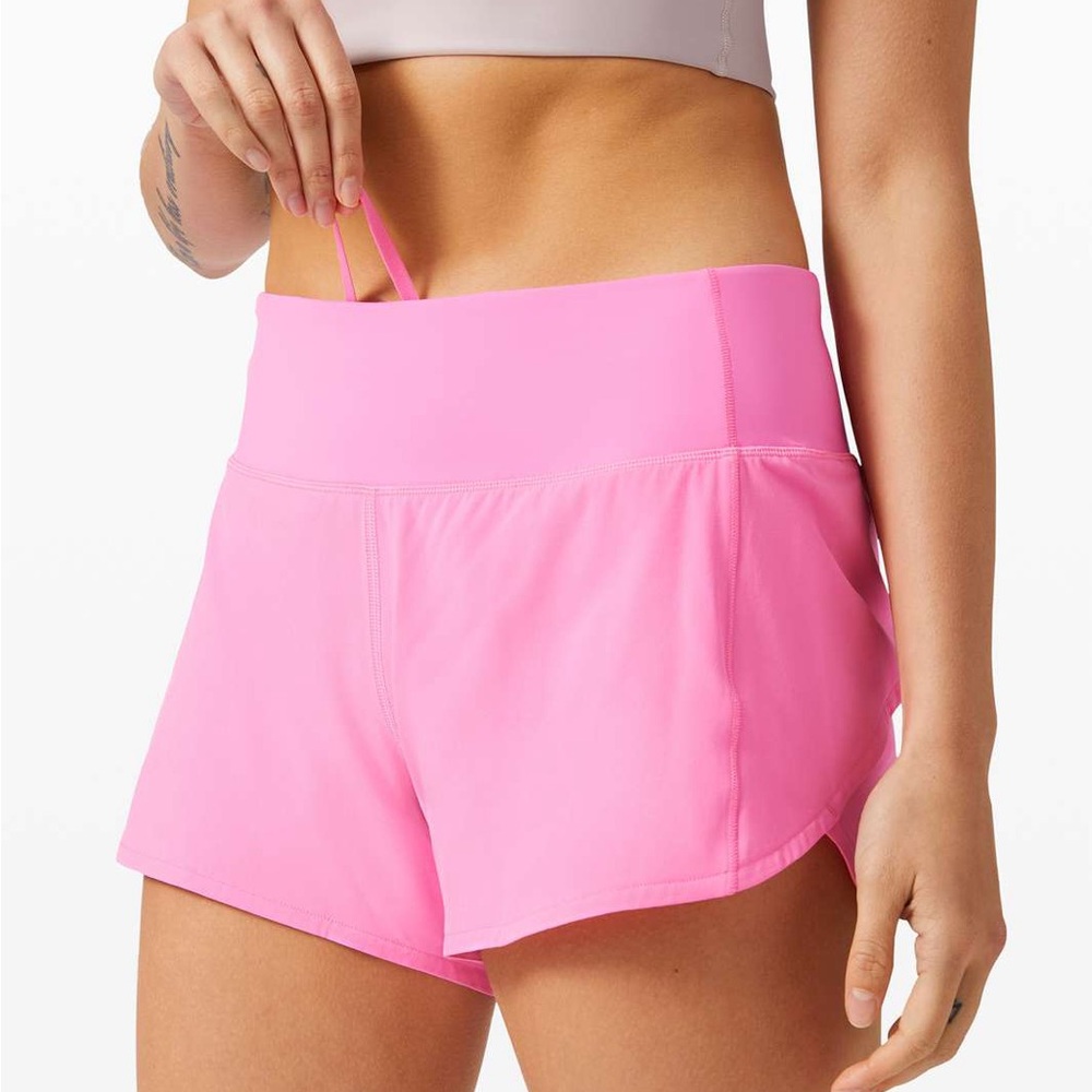 Lululemon Speed Up Mid-Rise Lined Short 4”